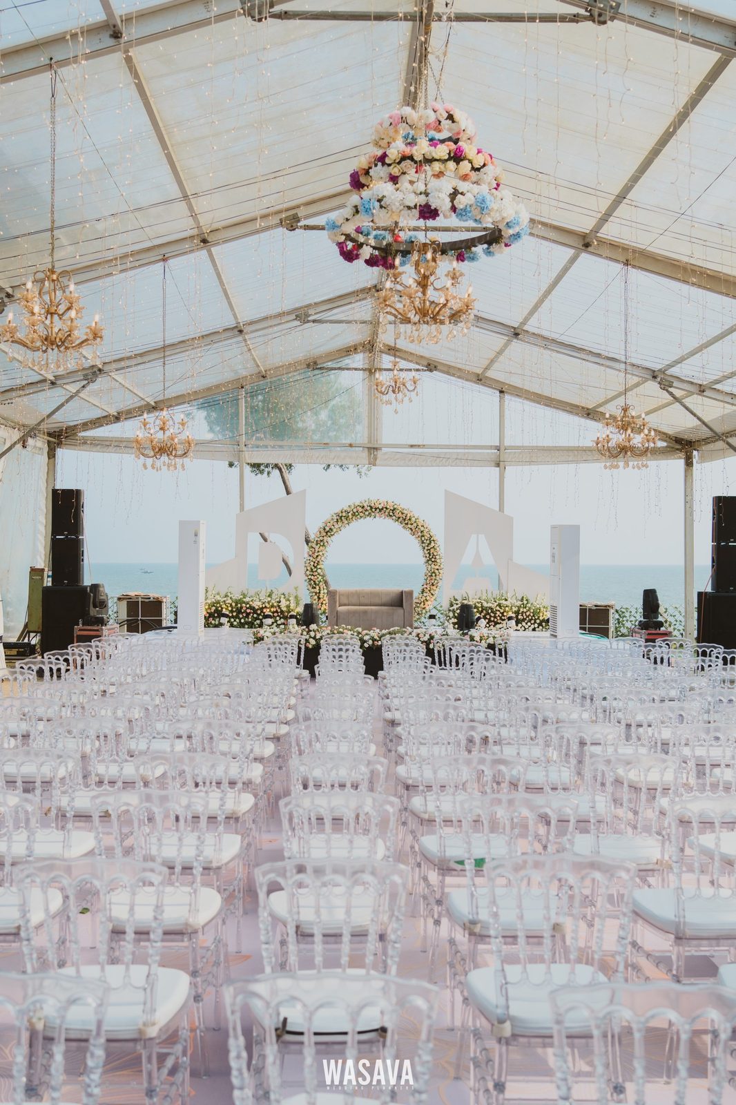 Eight Hundred Seats, One Horizon — banquet & reception by Wasava Wedding Planners at Wasava Cliff House, Kannur, Kerala