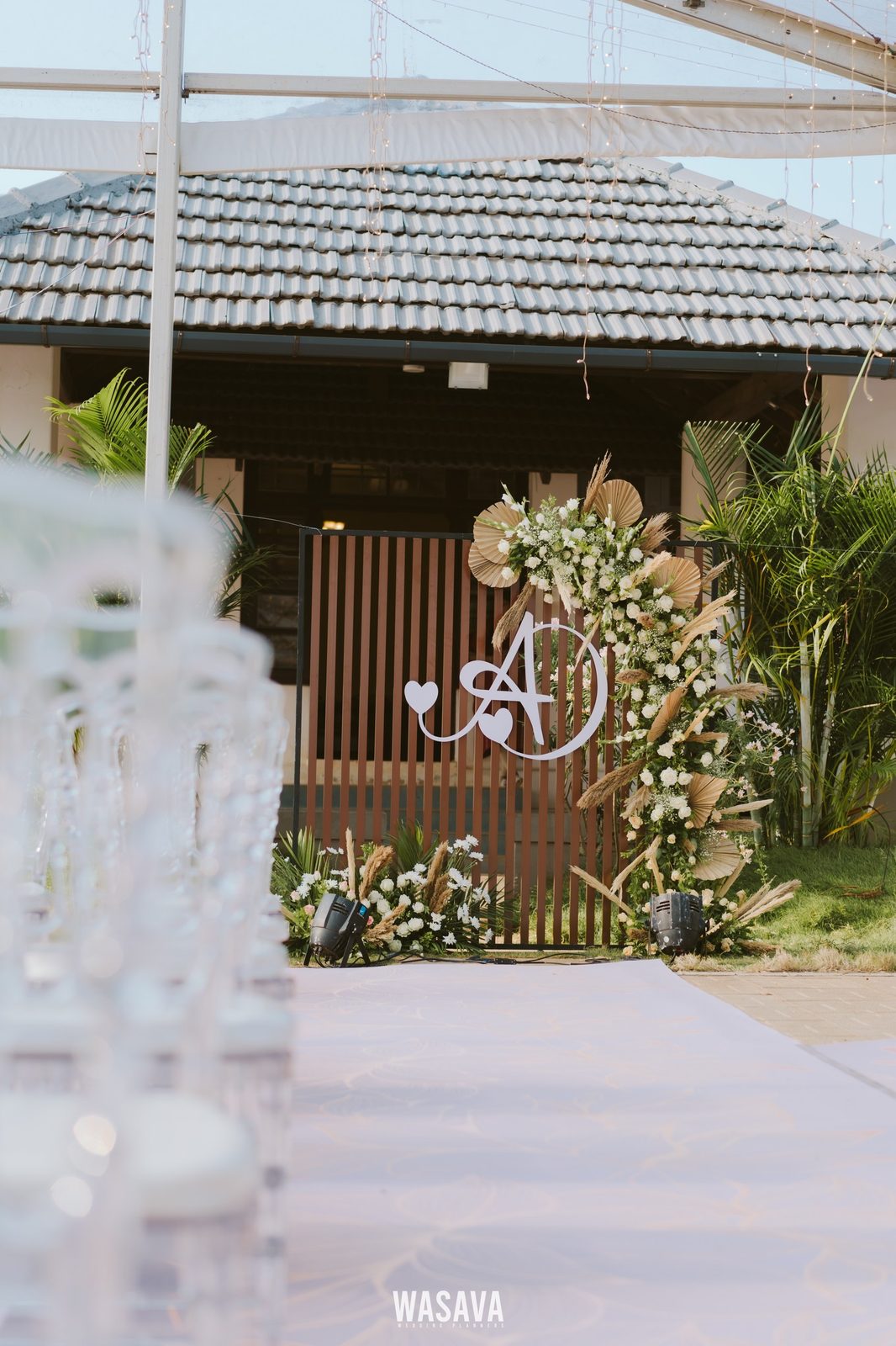 Entrance Courtyard — stage & decor by Wasava Wedding Planners at Burnacherry, Kannur, Kannur, Kerala